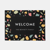 Modernes Pastellmuster Fußmatte (Vorderseite)