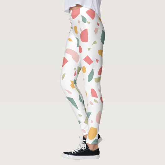 Modernes Pastellmuster Leggings (Links)