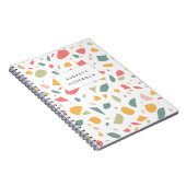 Modernes Pastellmuster Notizblock (Rechte Seite)