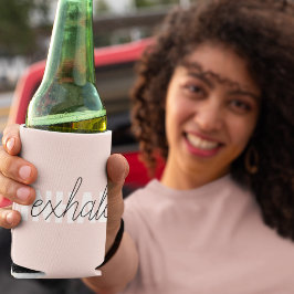 Modernes, pastellrosa, atemberaubendes Zitat Dosenkühler