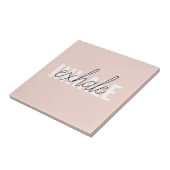 Modernes, pastellrosa, atemberaubendes Zitat Fliese (Seite)