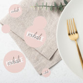 Modernes, pastellrosa, atemberaubendes Zitat Konfetti