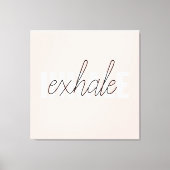 Modernes, pastellrosa, atemberaubendes Zitat Leinwanddruck (Vorderseite)