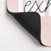 Modernes, pastellrosa, atemberaubendes Zitat Mousepad (Ecke)