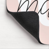 Modernes, pastellrosa Pink zählt zu den Inspiratio Mousepad (Ecke)