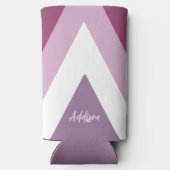 Modernes Pastellrosa Selters Dosenkühler (Rückseite)