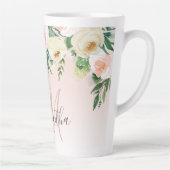 Modernes Pastellrosa und Blume mit Namen Milchtasse (Rechts)