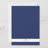 Modernes patriotisches 4. der einladung (Rückseite)