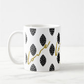 Modernes Pattern Gold-Liebe Kaffeetasse (Links)