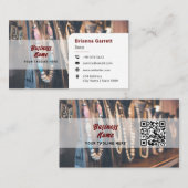 Modernes Perlenhandwerk | Einfache Visitenkarte (Vorne/Hinten)