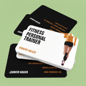 Modernes Personal Fitness Trainer Visitenkarte