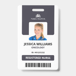 Modernes Personal im Krankenhaus mit Personalauswe Ausweis