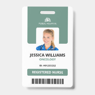 Modernes Personal im Krankenhaus mit Personalauswe Ausweis