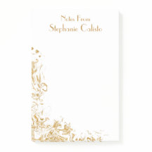 Modernes Personal Stationery Liquid Gold Abstrakt