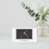 Modernes Personal Trainer Foto Visitenkarte (Stehend Vorderseite)