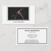 Modernes Personal Trainer Foto Visitenkarte (Vorne/Hinten)