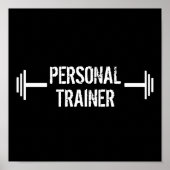 Modernes Personal Trainer Poster (Vorne)