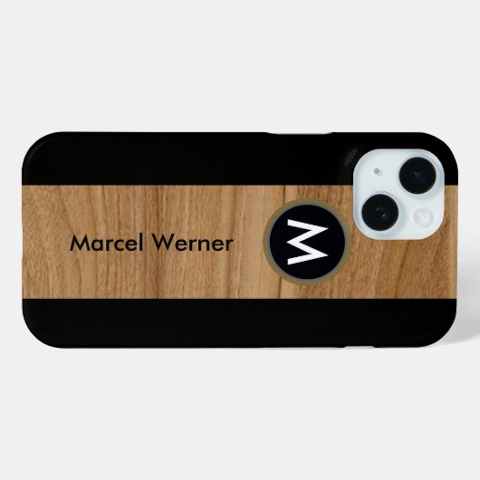 Modernes personalisiert Case-Mate iPhone hülle (Rückseite (Horizontal))