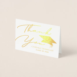 Modernes Personalisiert Graduate Name Foto Vielen  Folienkarte