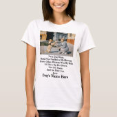 Modernes Personalisiert Hunde Mama Mothers Day Fot T-Shirt (Vorderseite)