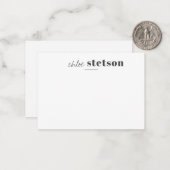 Modernes Personalisiert Mitteilungskarte (Vorderseite/Rückseite Beispiel)