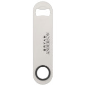 Modernes Personalisiert Speed Flaschenöffner (Vorderseite)