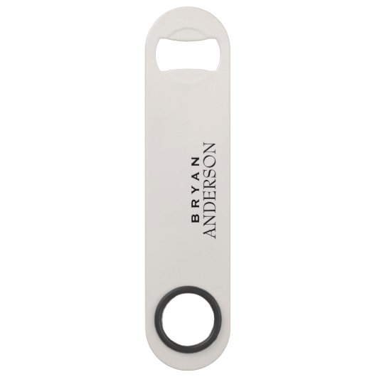 Modernes Personalisiert Speed Flaschenöffner (Vorderseite)