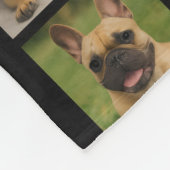 Modernes Personalisiertes 20-Foto Collage Custom B Fleecedecke (Ecke)