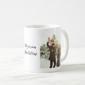 Modernes Personalisiertes 2 Foto Kaffeetasse (VorderseiteRechts)