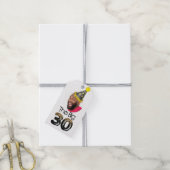 Modernes Personalisiertes 30. Geburtstag Foto Geschenkanhänger (Mit Garn)