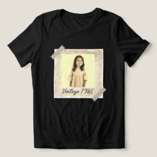 Modernes Personalisiertes 40. Geburtstagsgeschenk  Tri-Blend Shirt