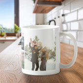 Modernes Personalisiertes 4-Fotomaterial Kaffeetasse