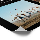 Modernes Personalisiertes 6-Foto Collage-individue Poster (Ecke)