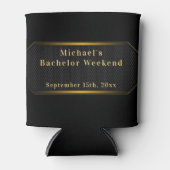 Modernes Personalisiertes Bachelor Weekend kann kü Dosenkühler (Vorderseite)