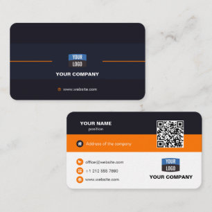 Modernes Personalisiertes beruflich Visitenkarte