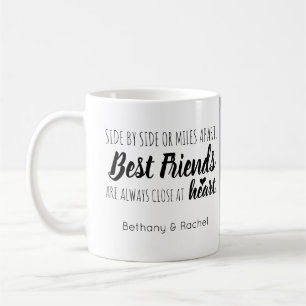 Modernes Personalisiertes BESTE FREUNDIN Best Frie Kaffeetasse