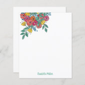 Modernes Personalisiertes Blumengeschirr (Vorne/Hinten)