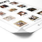 Modernes Personalisiertes Couple Liebe Story Foto (Ecke)