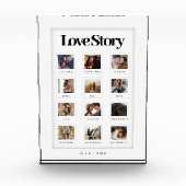 Modernes Personalisiertes Couple Liebe Story Foto (Vorderseite)