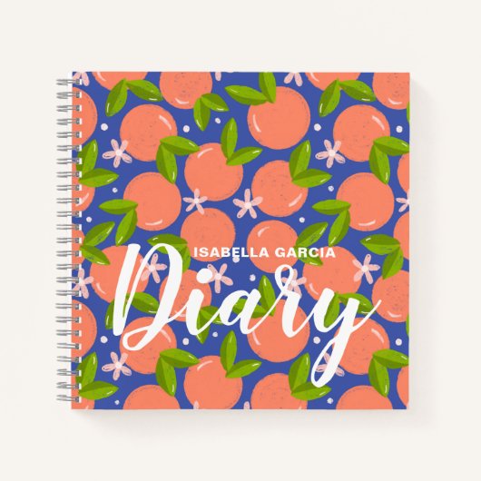 Modernes Personalisiertes Diary Notebook Notizblock (Vorderseite)
