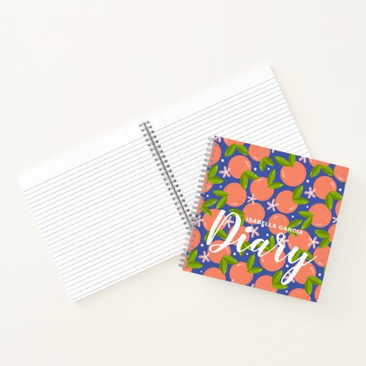 Modernes Personalisiertes Diary Notebook Notizblock (Innenseite)