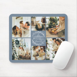 Modernes Personalisiertes Farbfokus-Monogramm Mousepad