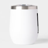 Modernes Personalisiertes Fettmonogramm und Name (Vorderseite)