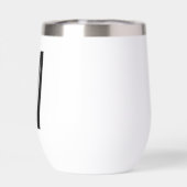 Modernes Personalisiertes Fettmonogramm und Name (Rückseite)