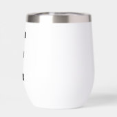 Modernes Personalisiertes Fettmonogramm und Name (Rückseite)