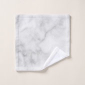 Modernes Personalisiertes Fettmonogramm und Name Badhandtuch Set (Waschlappen)