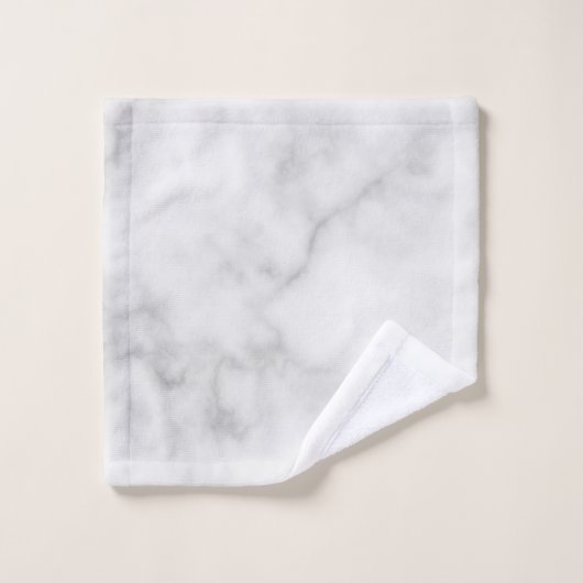 Modernes Personalisiertes Fettmonogramm und Name Badhandtuch Set (Waschlappen)