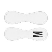 Modernes Personalisiertes Fettmonogramm und Name Baseball (Paneele)