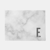 Modernes Personalisiertes Fettmonogramm und Name Fußmatte (Vorderseite)