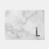 Modernes Personalisiertes Fettmonogramm und Name Fußmatte (Vorderseite)